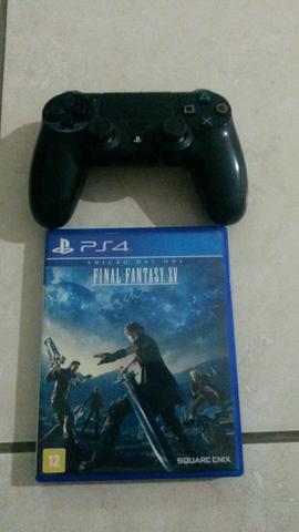 Jogo e controle ps4