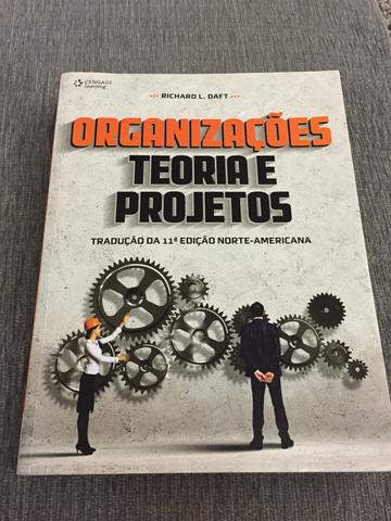 Livro Organizações Teoria e Projetos
