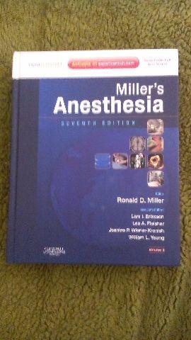 Miller's Anesthesia 7.ed volume 1e2 produto novo