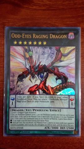 Odd-eyes raging Dragon - Yugioh card