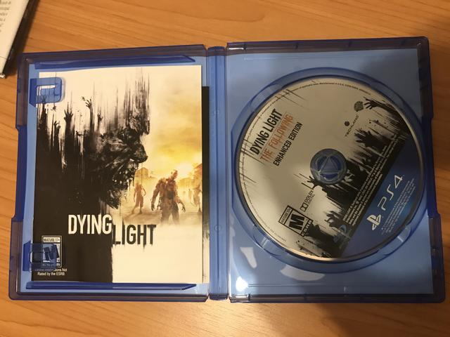 PS4 Dying Light - the following. Mídia física