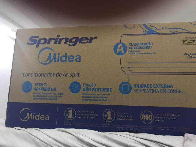 Ar condicionado novo na caixa