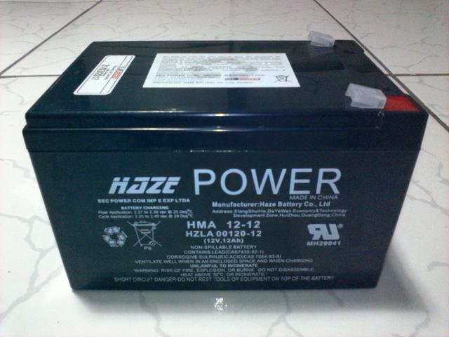 Bateria Selada 12v 12ah Haze Power