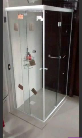 Box de vidro para banheiro promoção espelhos