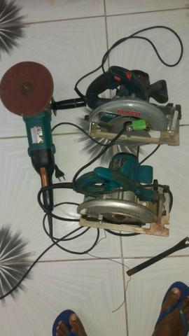 Cerra circular e lixadeira