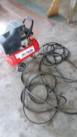 Compressor de ar com 10 MT de mangueira