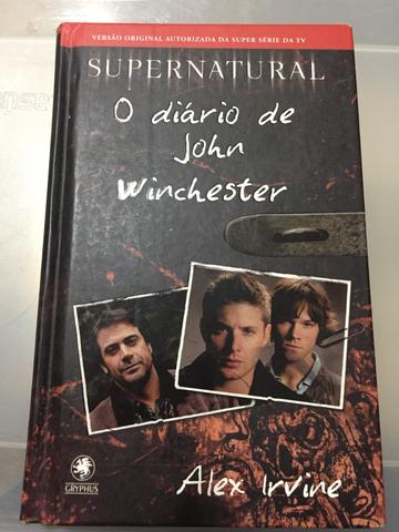 Livro O diário de Jhon Winchester - Supernatural