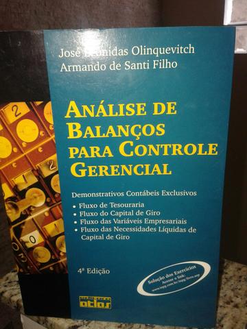 Livro de análise de balanços controle gerencial