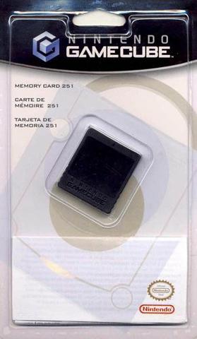 Memory Card Preto Original Gamecube E Wii 16mb 251 Blocos