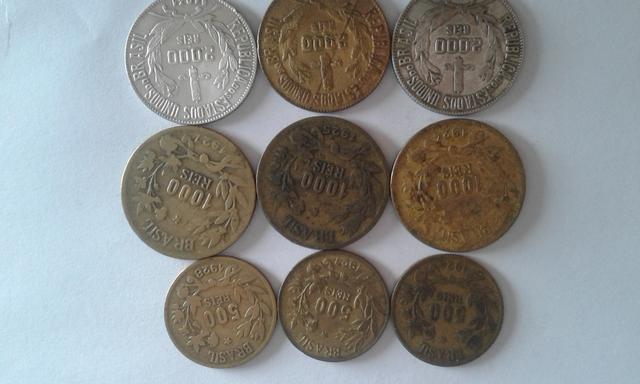 Moedas reflexo da inflação