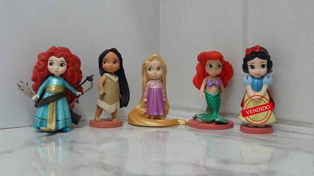 Princesas Disney "animators" - Miniaturas novas, sem uso