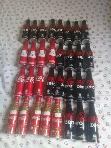 Vendo lote com 32 garrafinhas vazias Coca-Cola