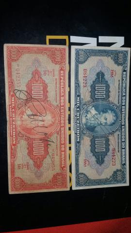 Cédulas de um mil cruzeiros