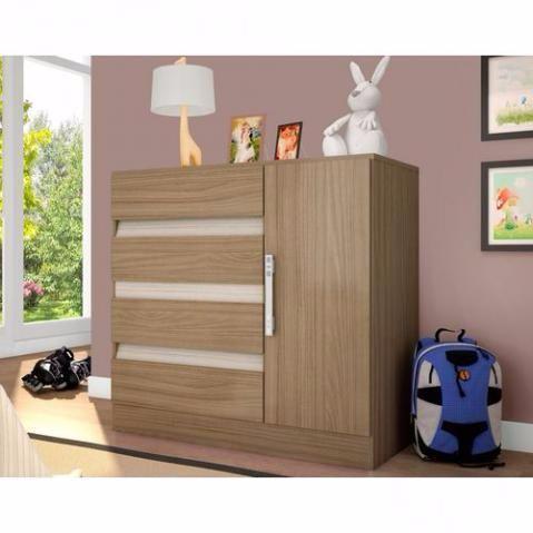 Cômoda 4 gavetas com sapateira