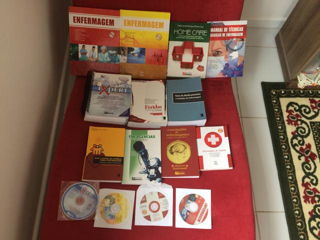 Coletânea de livros de Enfermagem + 4 cds
