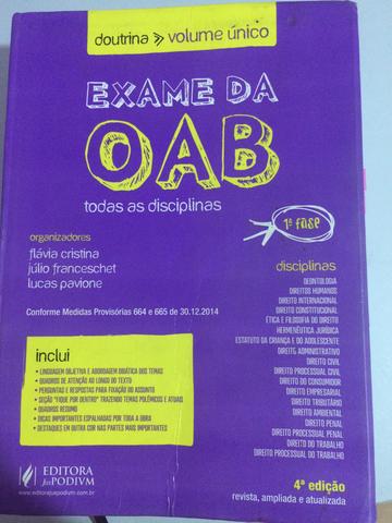 Exame da OAB - todas as disciplinas (doutrina volume único)