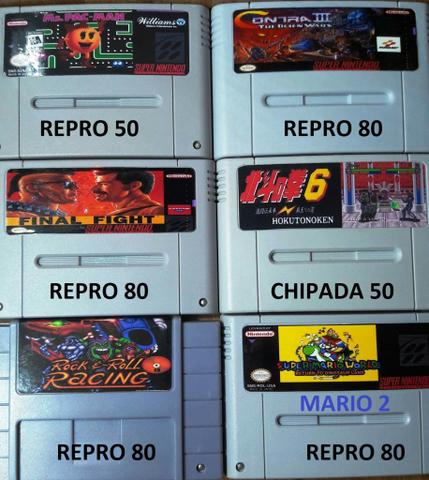 Fitas super nintendo