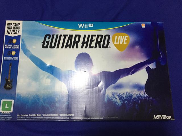 Guitar Hero Wii u jogado