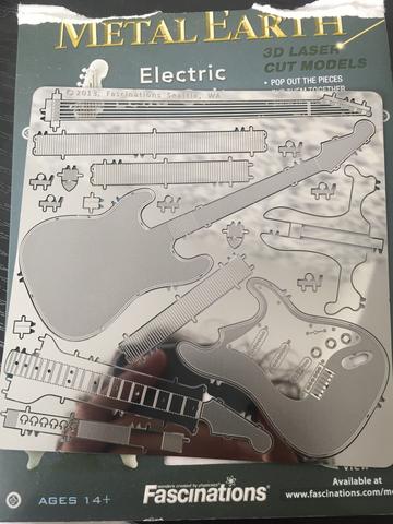 Guitarra montável de ferro - miniatura