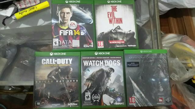 Jogos Xbox One Fifa Call of Duty The Evil Within Shadow of
