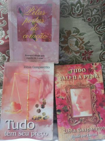Kit com 3 Livros da Zíbia Gaspareto em excelente estado!!