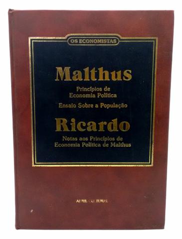 Livro: Os Economistas - Malthus E Ricardo