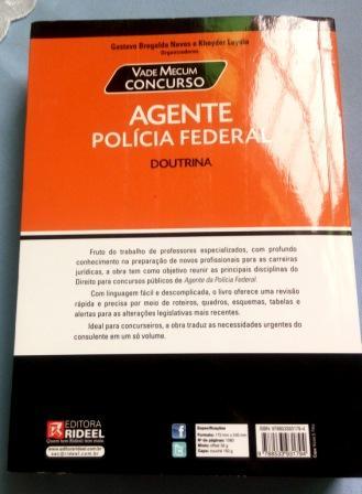 Livro Vade Mecum - Agente Da Polícia Federal (2ª Edição)