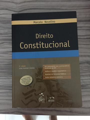 Livro direito constitucional marcelo novelino 3ª edição