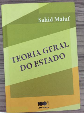 Livro teoria geral do estado sahid maluf