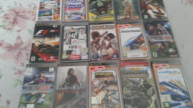 Lote 15 jogos Originais PSP Leiam