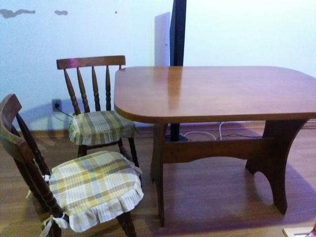 Mesa Madeira c/ 2 cadeiras