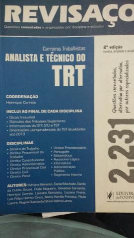 Revisaço - Analista e Técnico do TRT