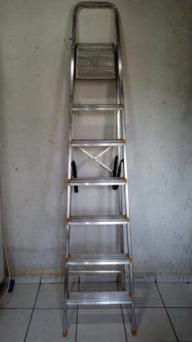 Escada 7 degraus de alumínio