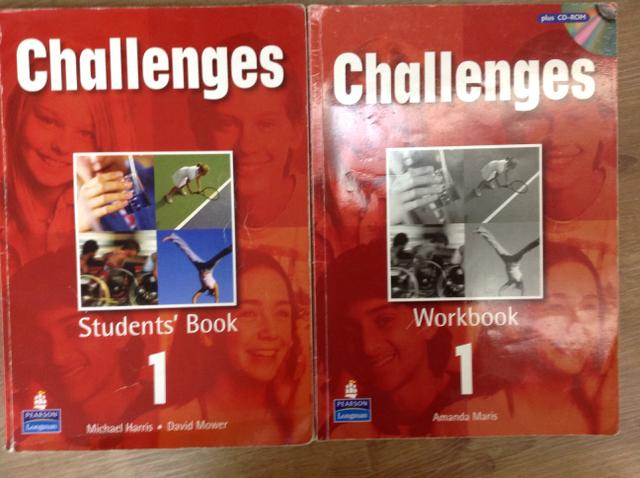 Livro de inglês Challenges 1. Challenges 2 e challenges 3