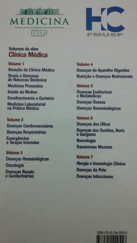 Livros de Medicina -Coleção CLÍNICA MÉDICA USP