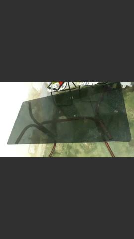 Tampo de vidro fume pra mesa