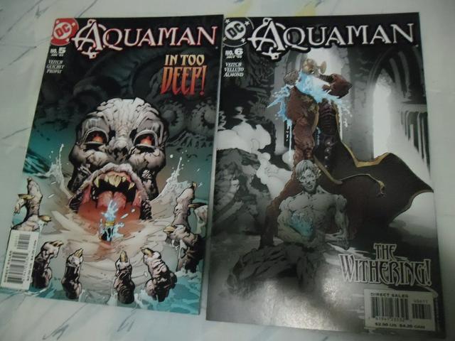 8 Aquaman por Rick Veitch Liga da Justiça  Raridade, no