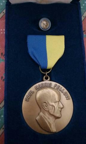 COMENDA Paul Harris Fellow Rotary Internacional