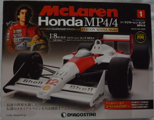 Coleção Ayrton Senna Mclaren Mp4/4 Planeta Deagostini