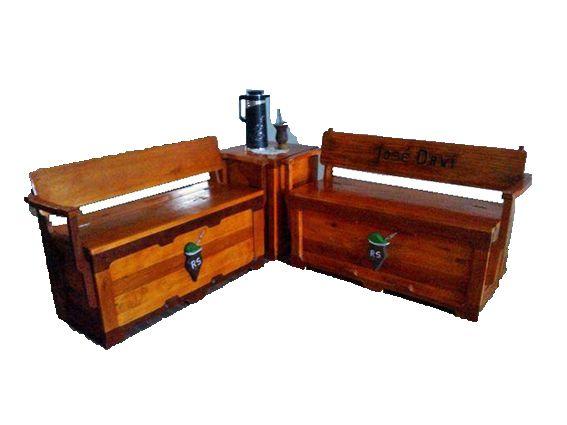 Conjunto de baús / banco Ac. Cartão