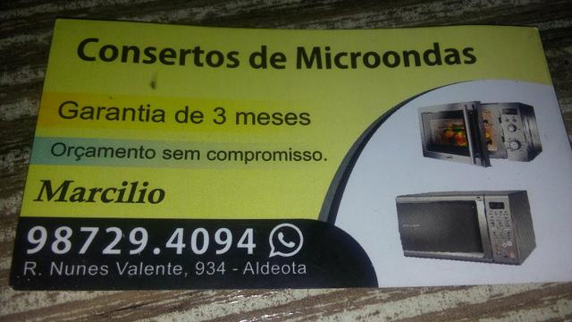 Conserto de microondas adomicilio