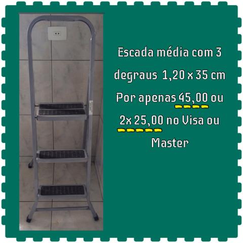Escada com 3 degraus