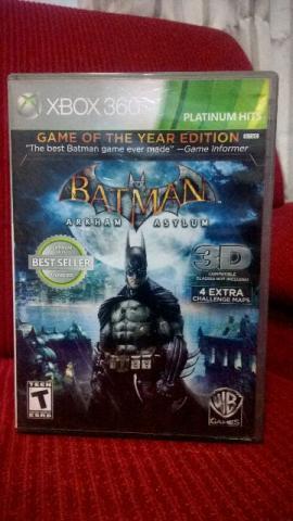 Jogo Batman Arkham Asylum - GOTY - 3D - (Xbox 360) -