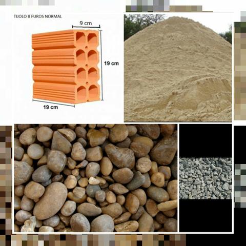 Promoção De Tijolos, Areia, Seixo E Pedra Brita.