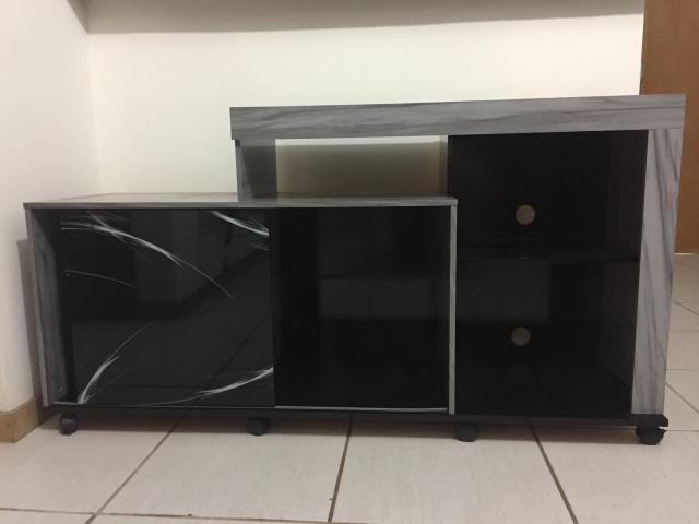 Rack para TV - Cinza - Praticamente novo