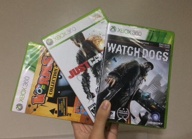 Xbox 360 + Kinect + 3 jogos