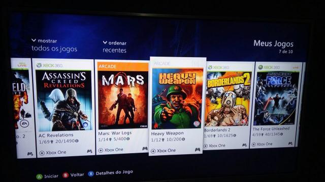 Xbox 360 zerado 500 gigas bloqueado