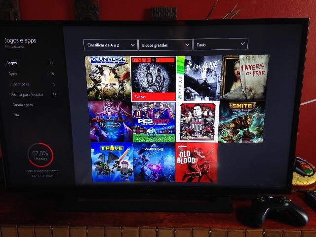 Xbox one com 6 meses de uso