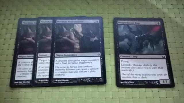 Cartas Magic, para deck preto