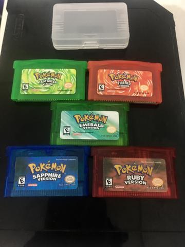 Coleção Pokémon GameBoy Advance